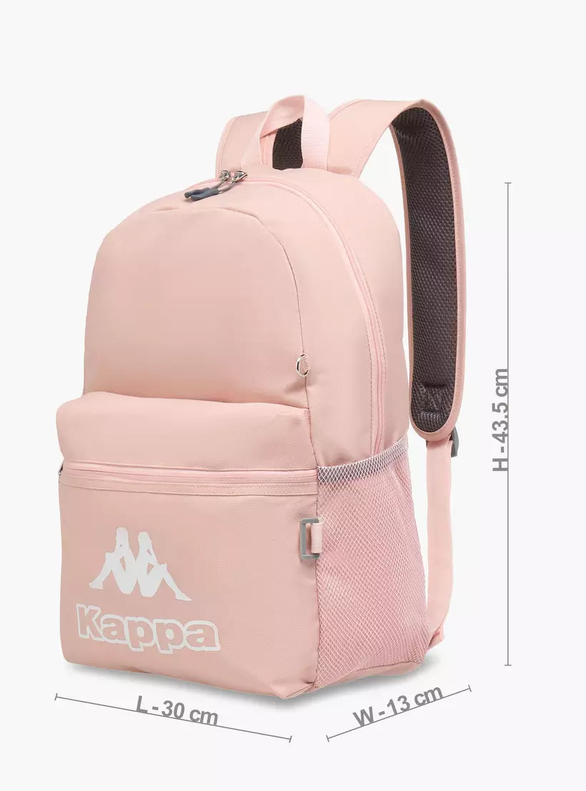 Kappa Logo Print Backpack with Lunch Bag and Pencil Case set