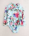 Baker by Ted Baker Mint Green
Long Sleeve Peplum Frill Swimsuit