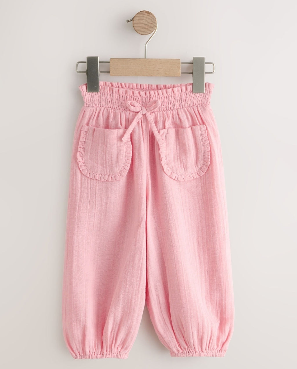 Light Pink Pull On Trousers