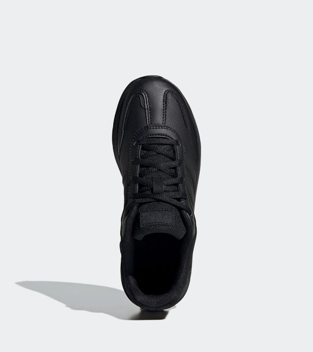 adidas Black Tensaur Switch Lace Junior Trainers