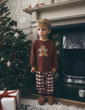 Gingerbread Check Christmas Pyjamas