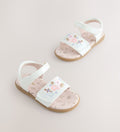 White Embroidered Touch
Fastening Sandals
