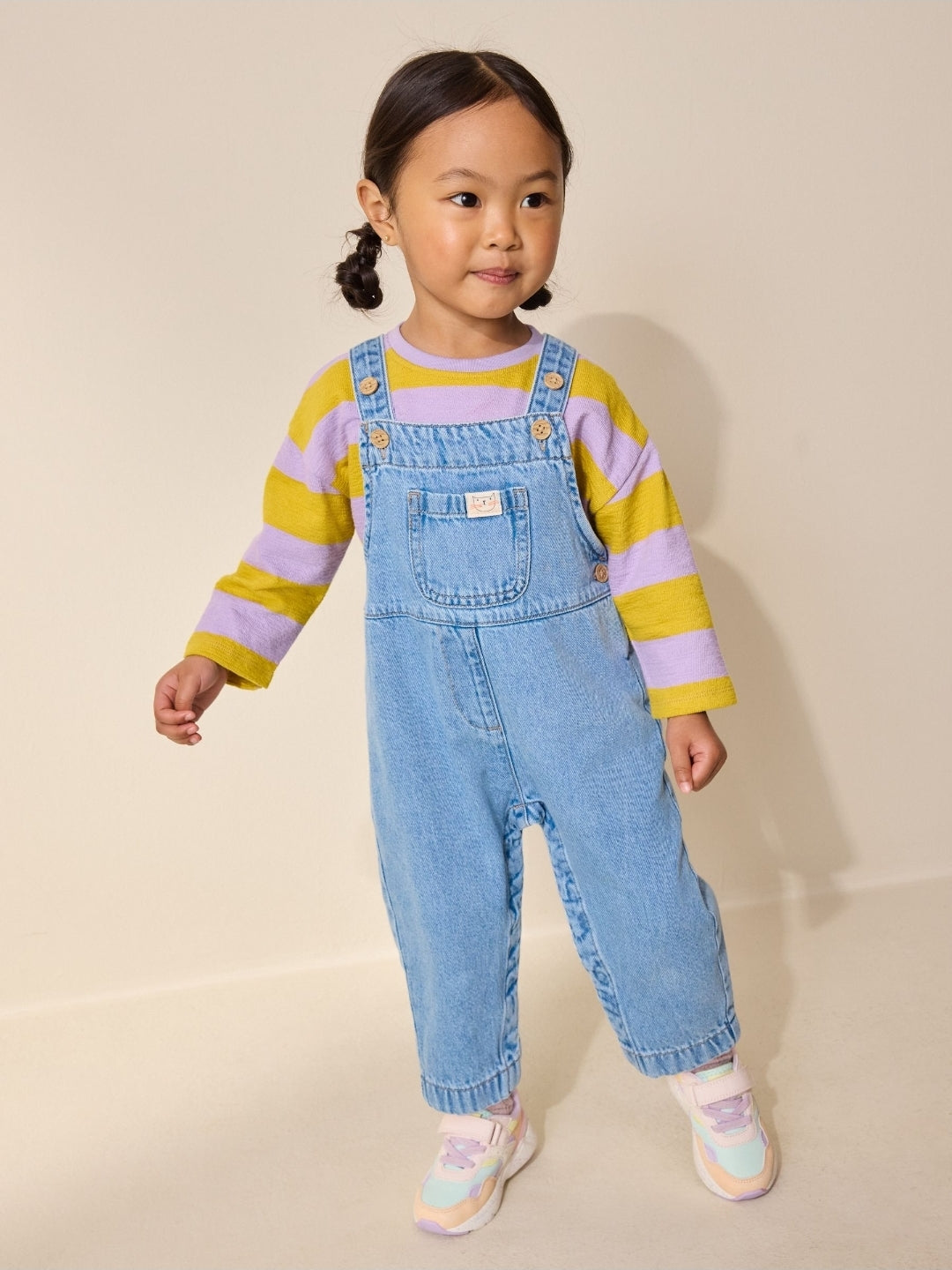 Mid Blue Denim Dungarees