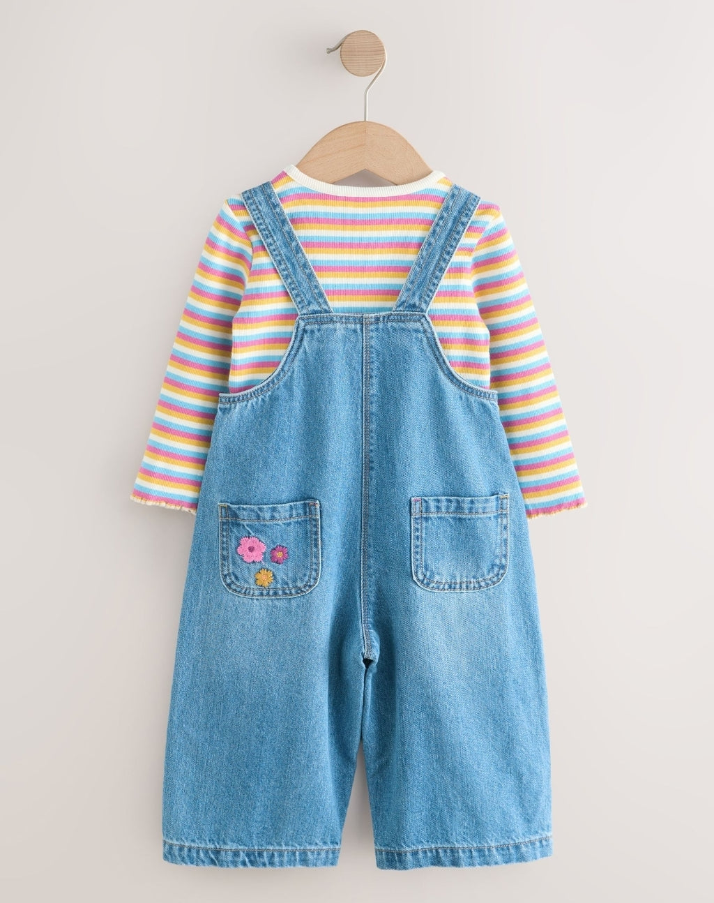 Mid Blue Bee Embellished