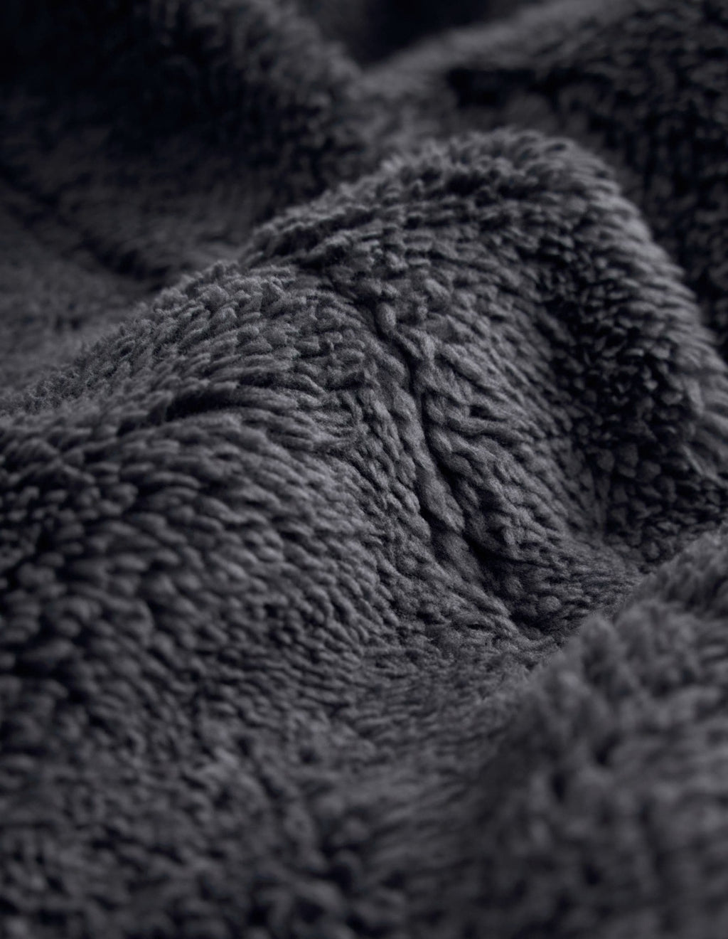 Grey Long Fleece Robe