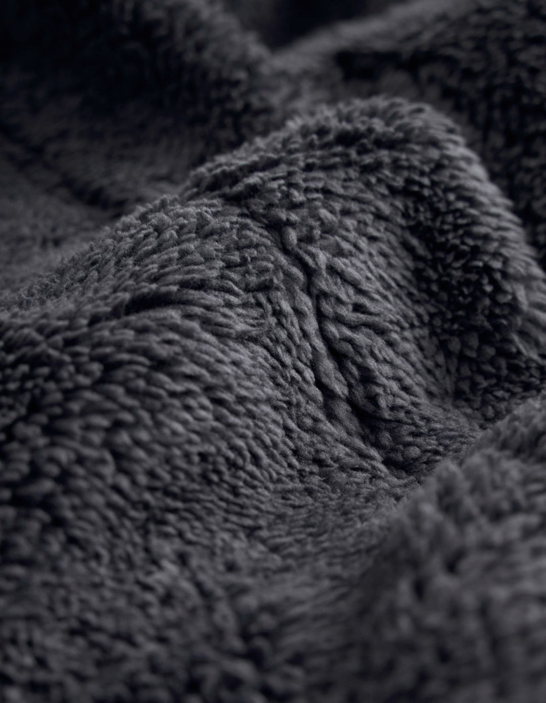 Grey Long Fleece Robe