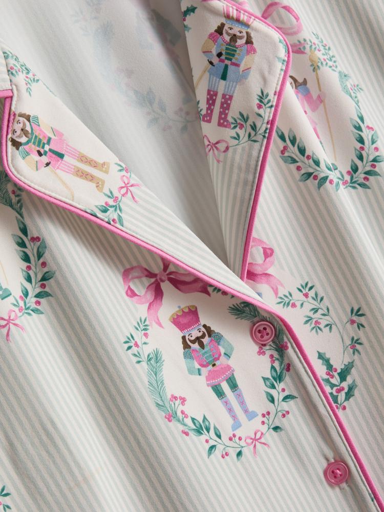 Primark Women's Nutcracker Christmas Twinning Boyfriend Pyjamas