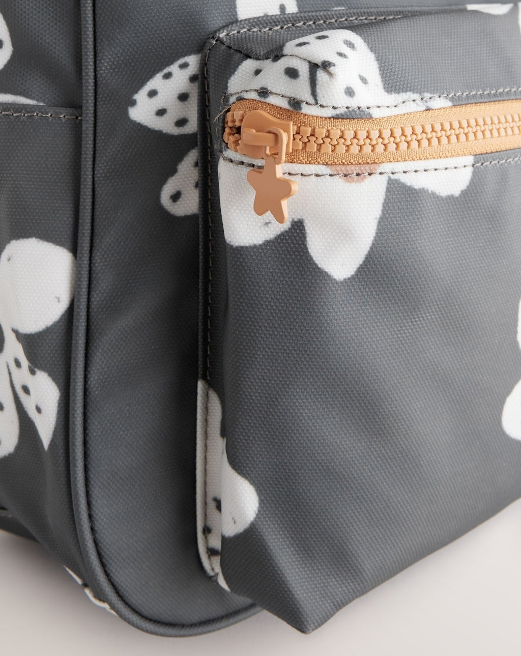 Black Floral Backpack