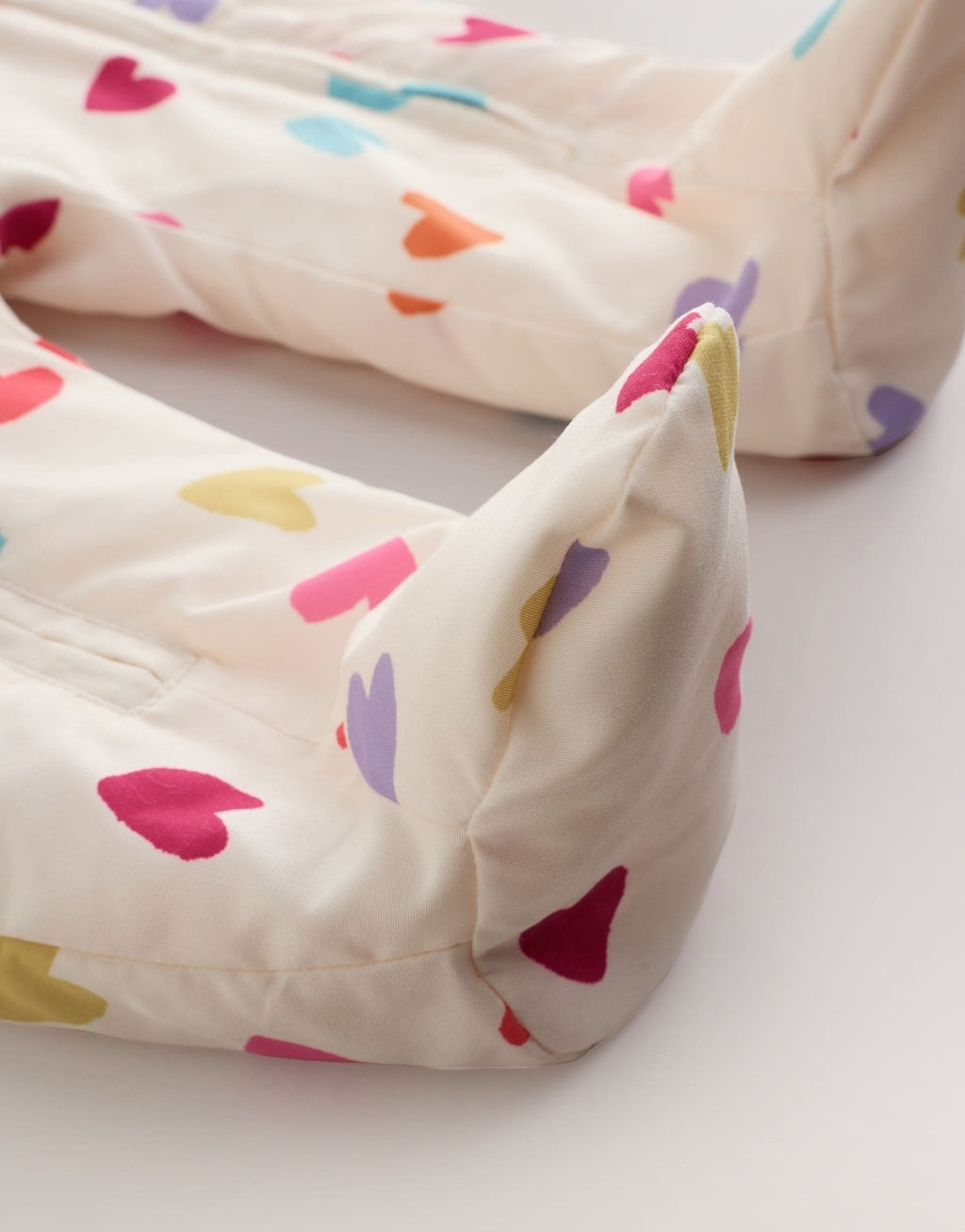 Multi Coloured Heart All Over
Printed Hooded Baby