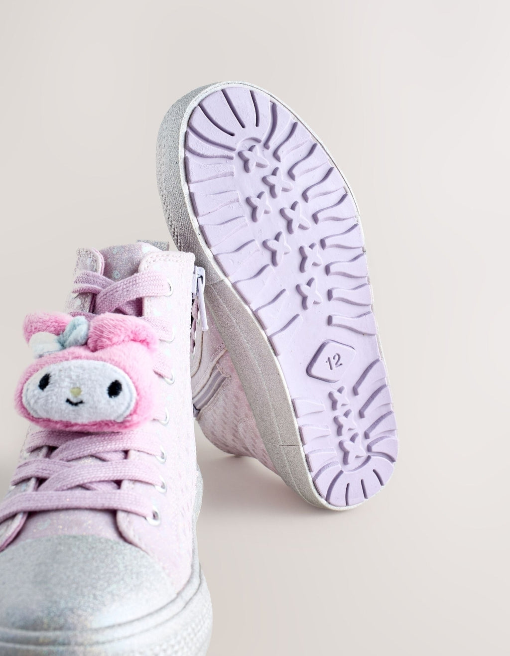Purple Hello Kitty and Friends
Lace-Up High Top Trainers