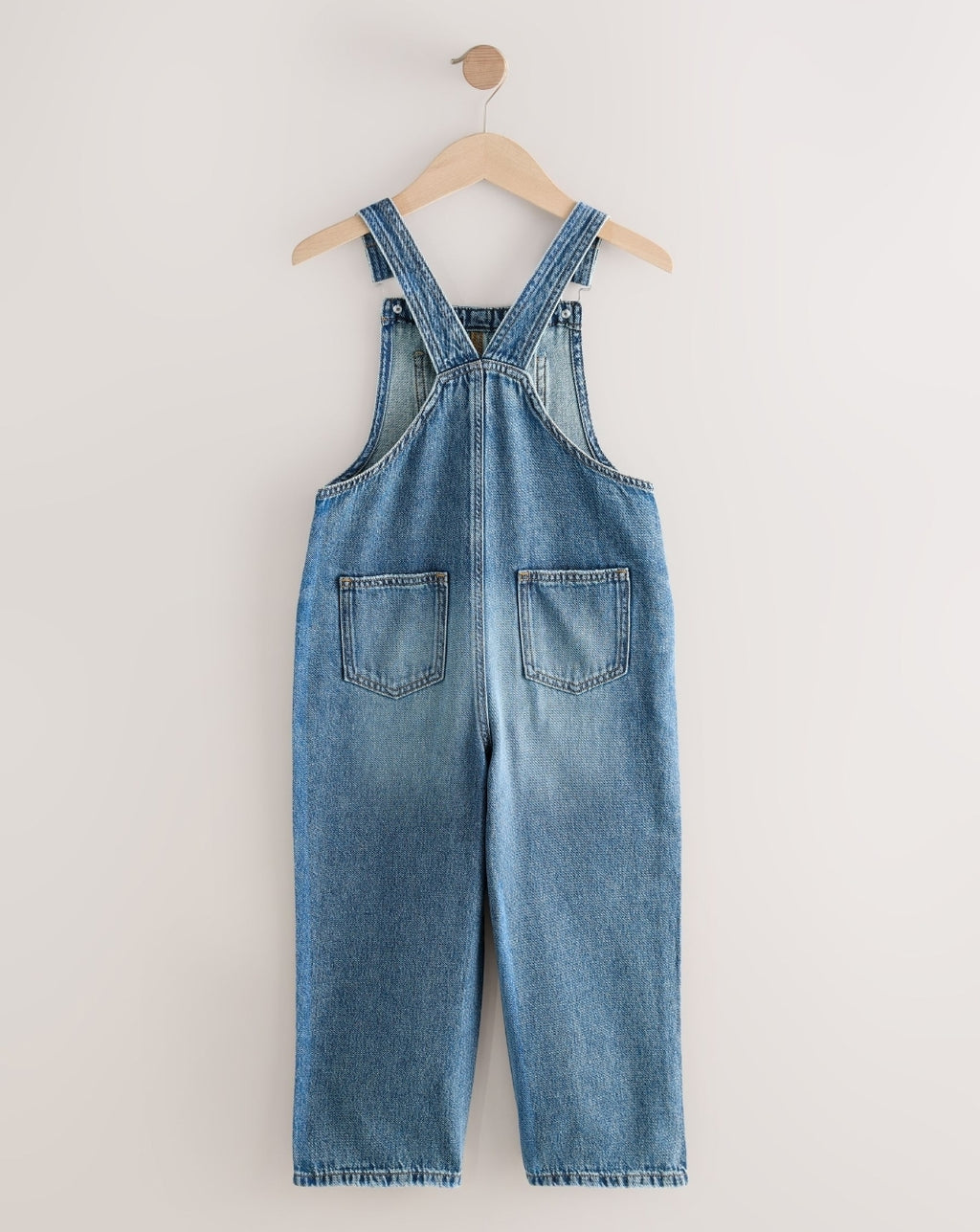 Dark Blue Wide Leg Dungarees