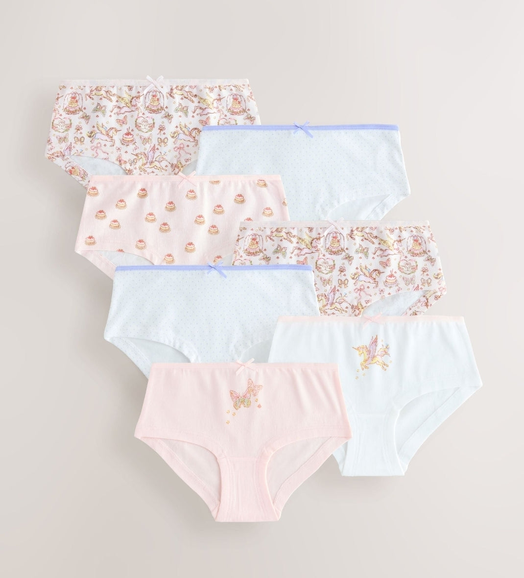 Pink Unicorn Hipsters Briefs 7
Pack