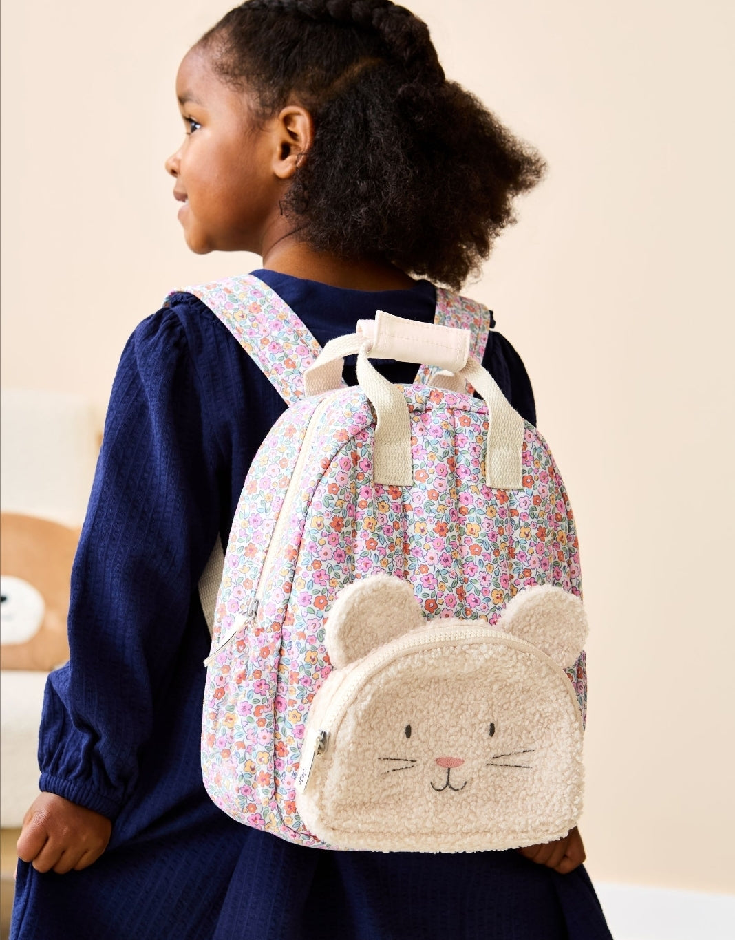 JoJo Maman Bébé Floral Mouse
Character Backpack 12 inches