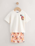 Ecru White Beach Minnie Mouse
Cycle Shorts Set