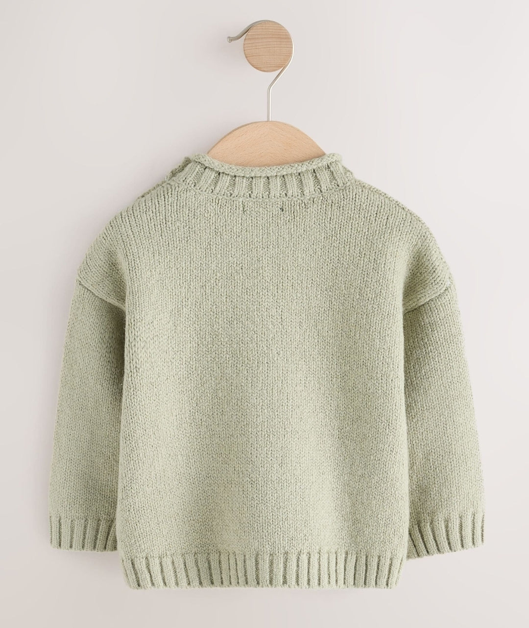 Sage Green Farm Character
Knitted Crew Neck Jumper