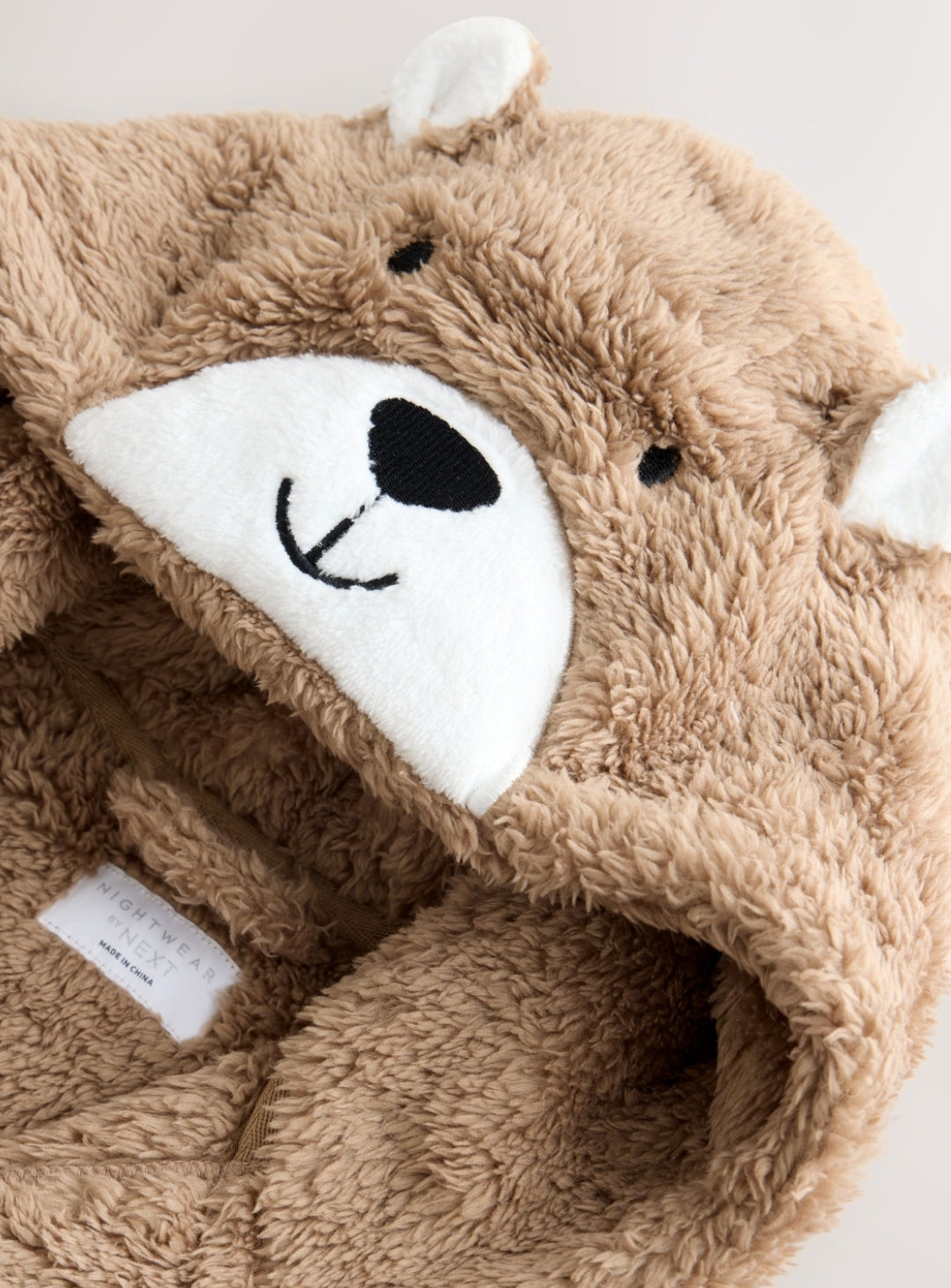 Brown Bear Fleece Robe
