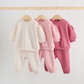 Pink Baby Sweat Top And Joggers6 Pack