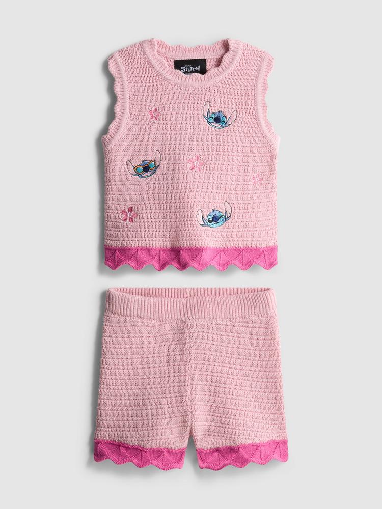 Disney’s Stitch Knit Vest and Shorts Set