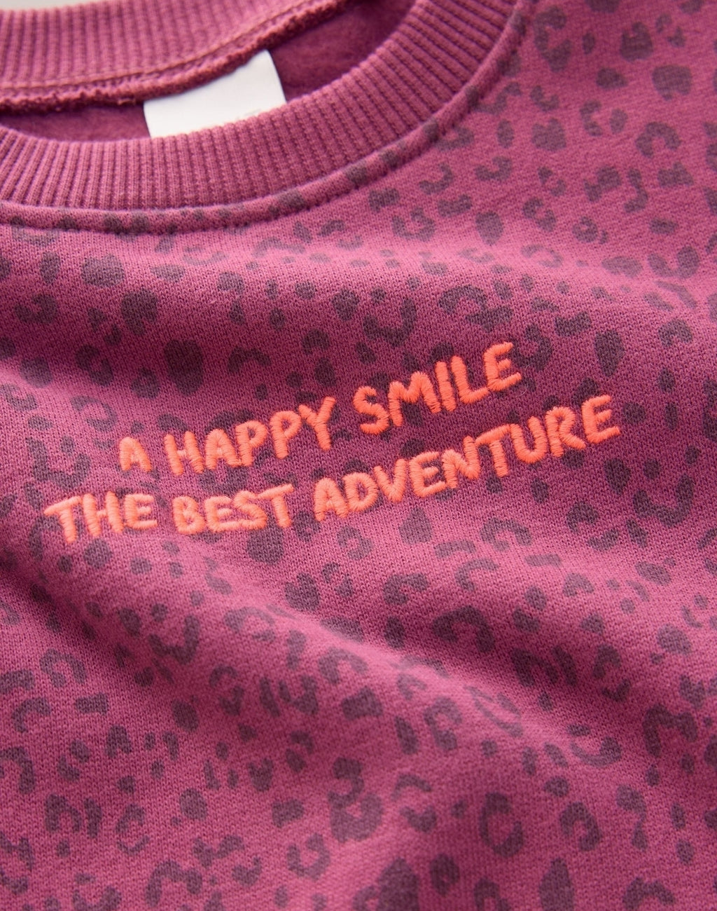 Pink Animal Print Long Sleeve
Sweat Dress