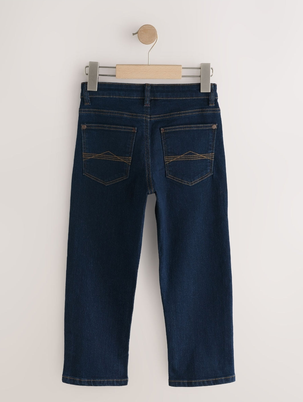 Blue Dark Loose Fit Stretch Jeans