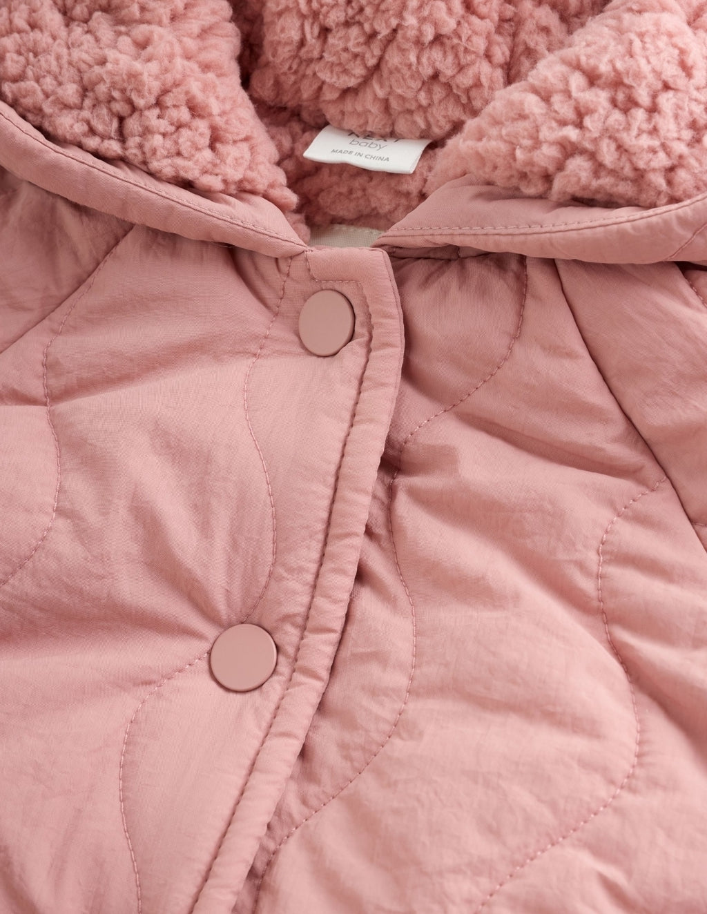 Pink Quilted Puffer Baby Jacket