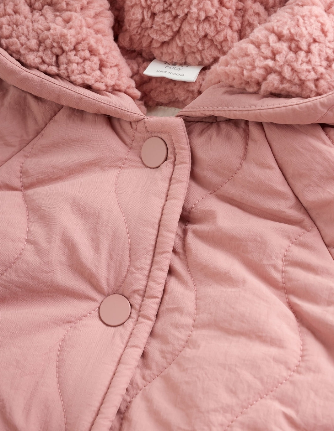 Pink Quilted Puffer Baby Jacket