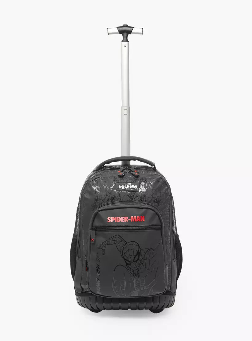 Spiderman Print Trolley Bag for Boys 18 inches