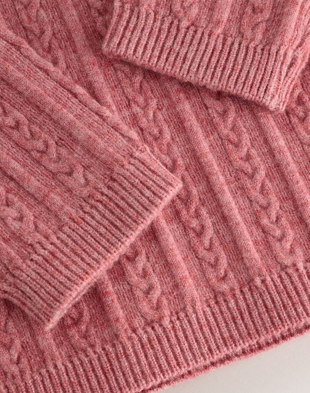Pink Roll Neck Jumper