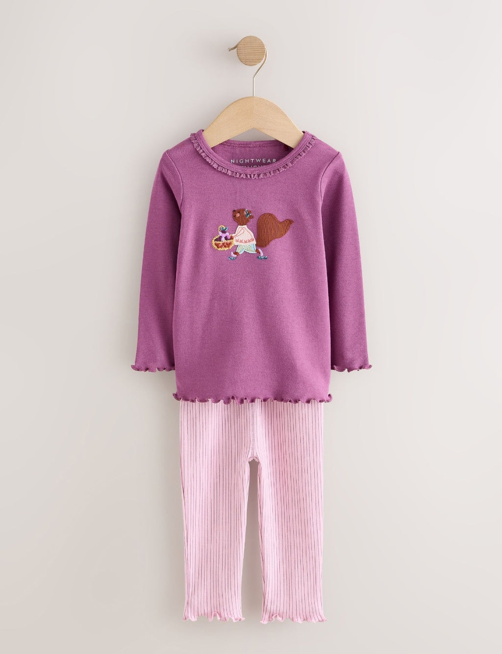 Purple/Green Snuggle Pyjamas 3 Pack