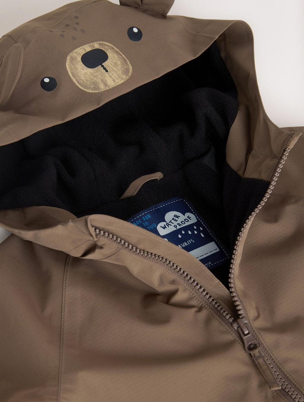 Brown Bear Waterproof Fleece Lined Puddlesuit