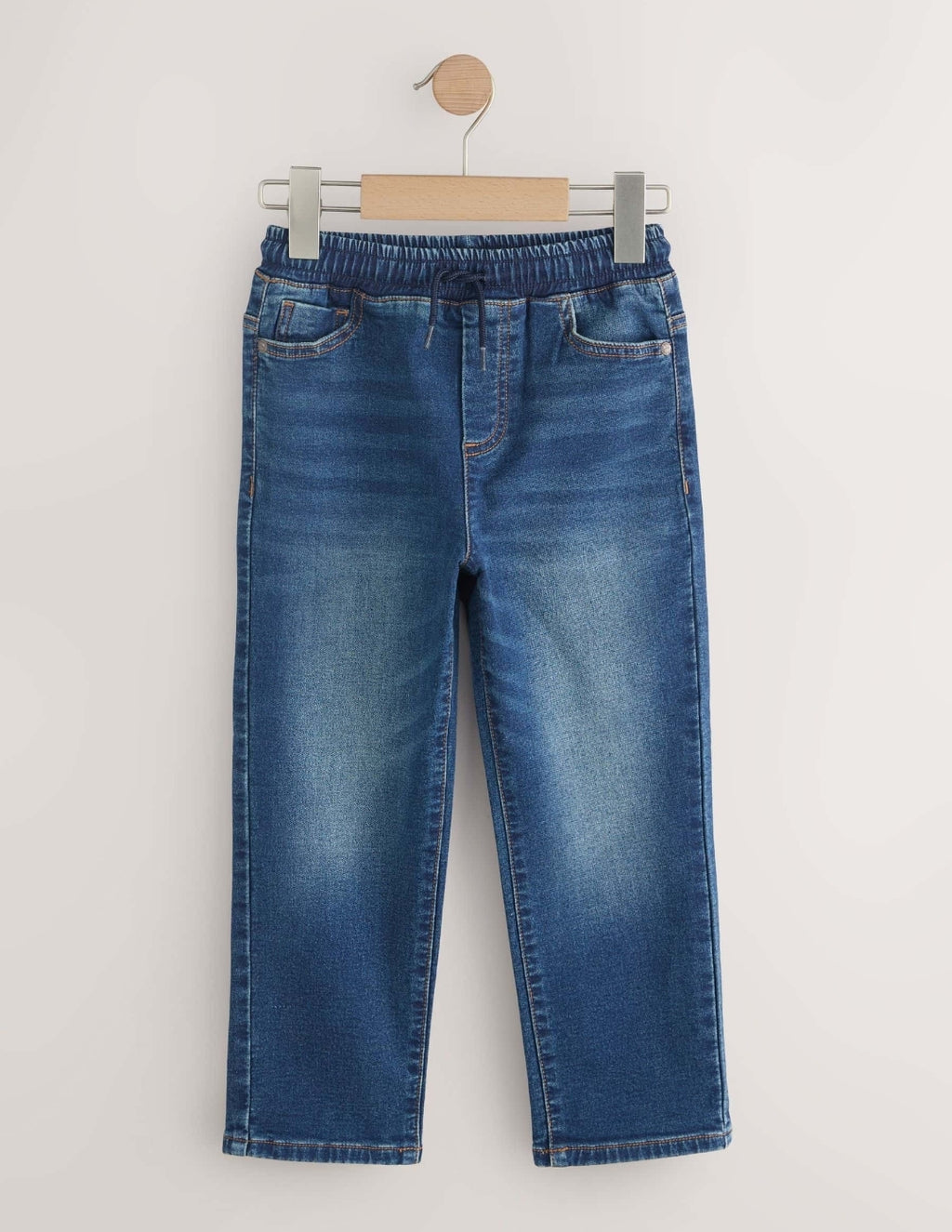 Black/Navy Loose Fit Loose Fit Stretch
Elasticated Waist Jeans 2 Pack