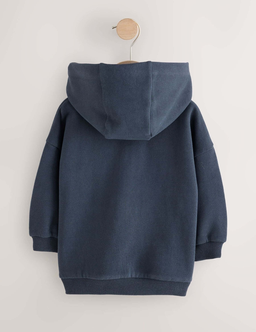 Navy Soft Touch Zip Up Hoodie