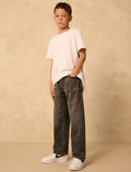 Dark Grey Wide Fit Authentic Jeans