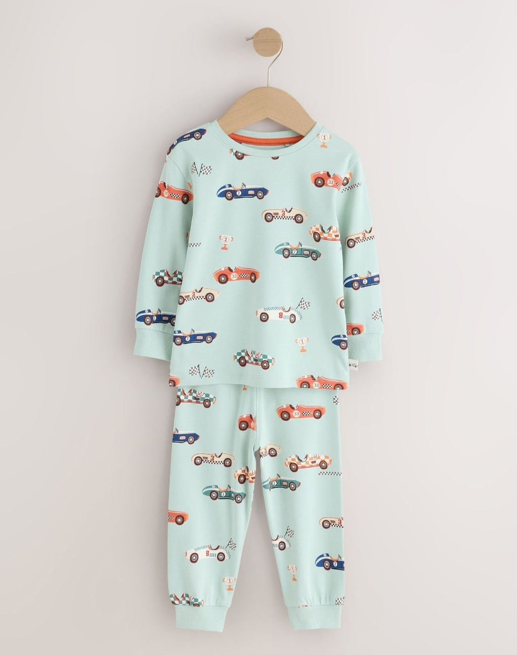 Red/Blue Race Car Relaxed Snuggle Pyjamas 3 Pack