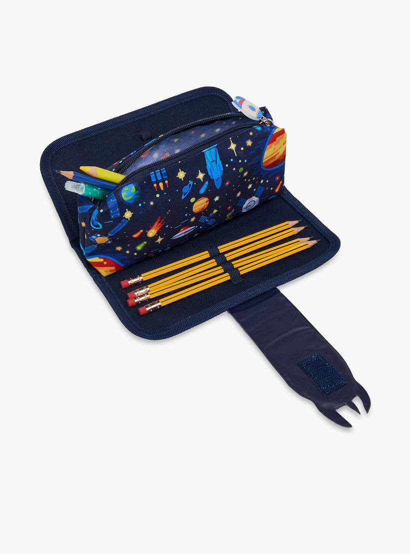 Juniors Spaceship Print Pencil Case