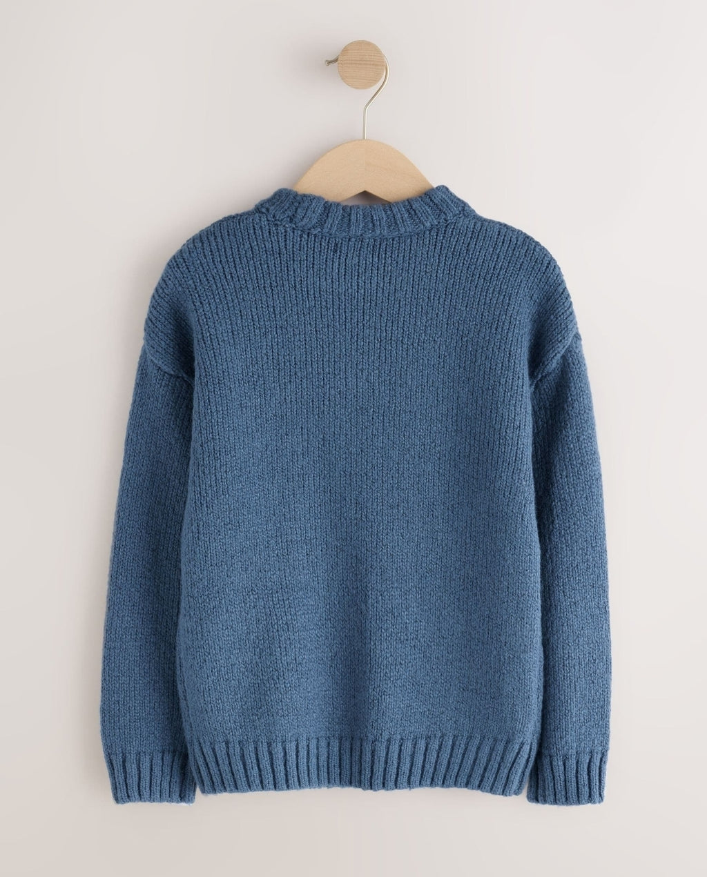 Navy Blue Transport Character Knitted Crew Neck Jumper
