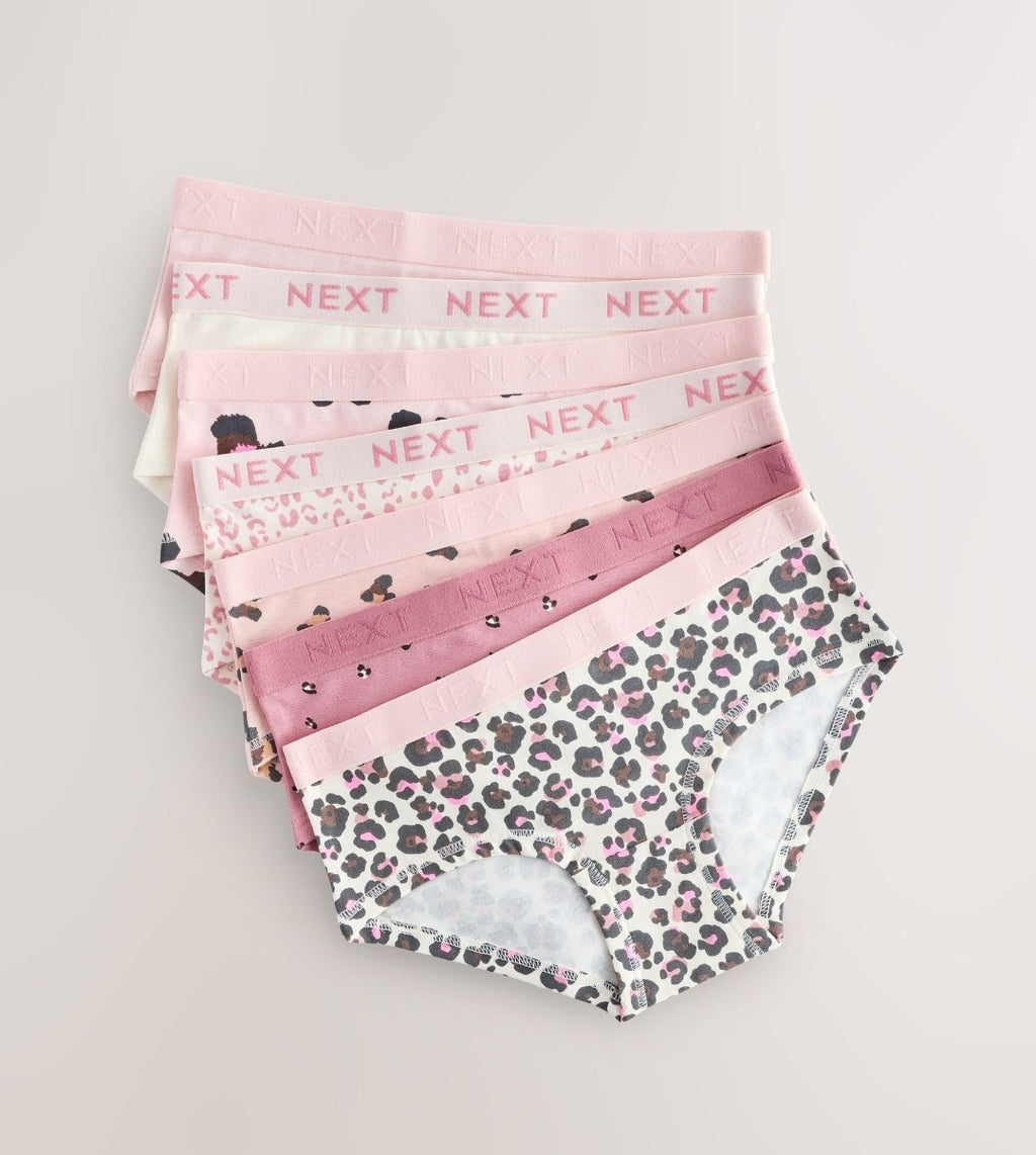 Pink/Cream Hipsters Briefs 7
Pack