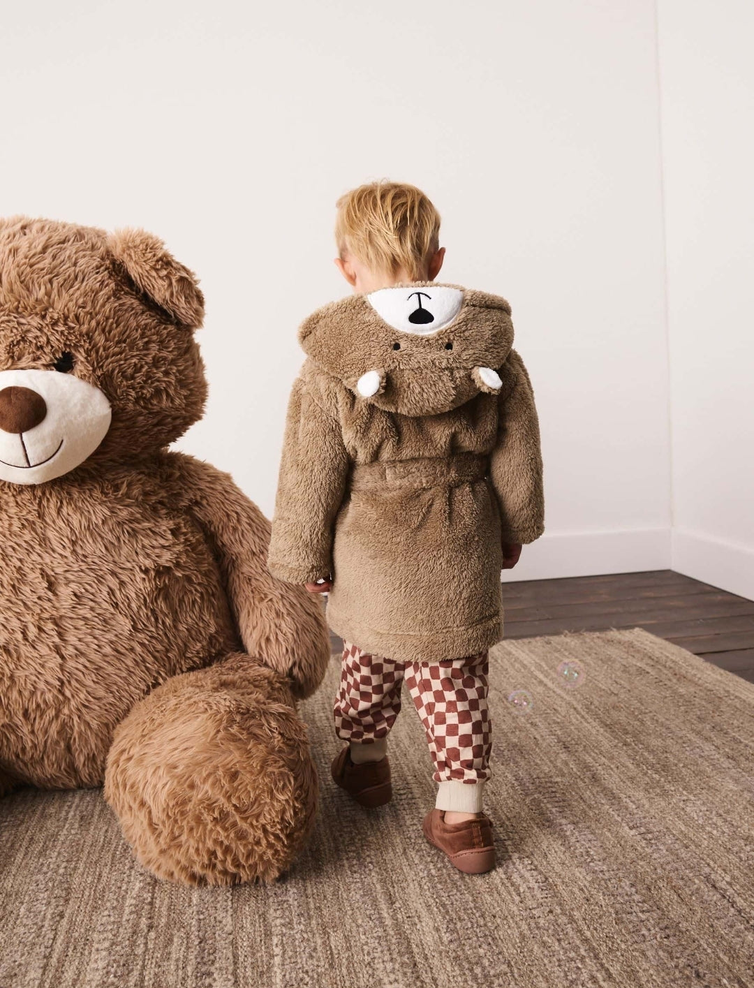 Brown Bear Fleece Robe