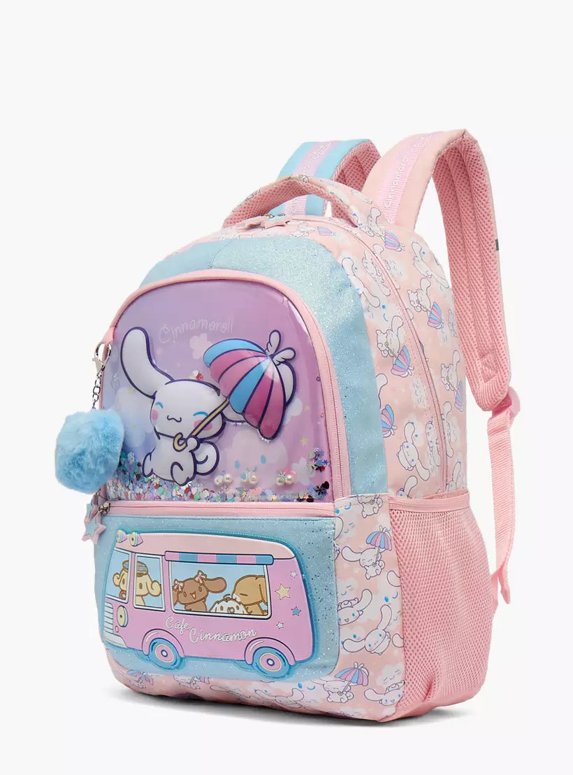 Sanrio Cinnamoroll Print Backpack for Girls  16 inches
