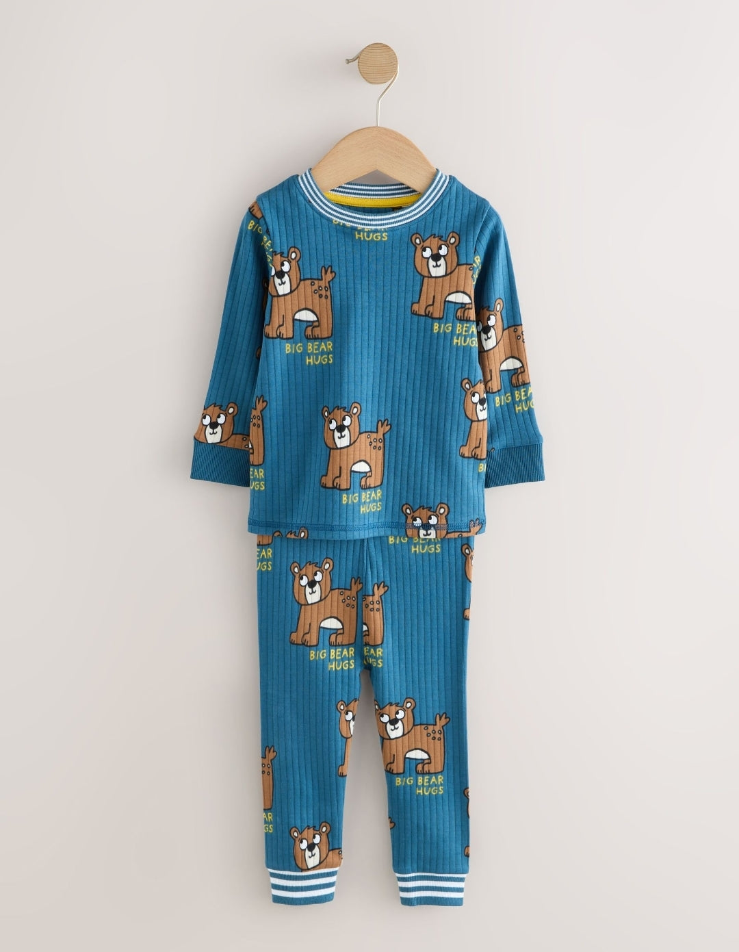 Red/Green All Over Animal Snuggle Pyjamas 3 Pack