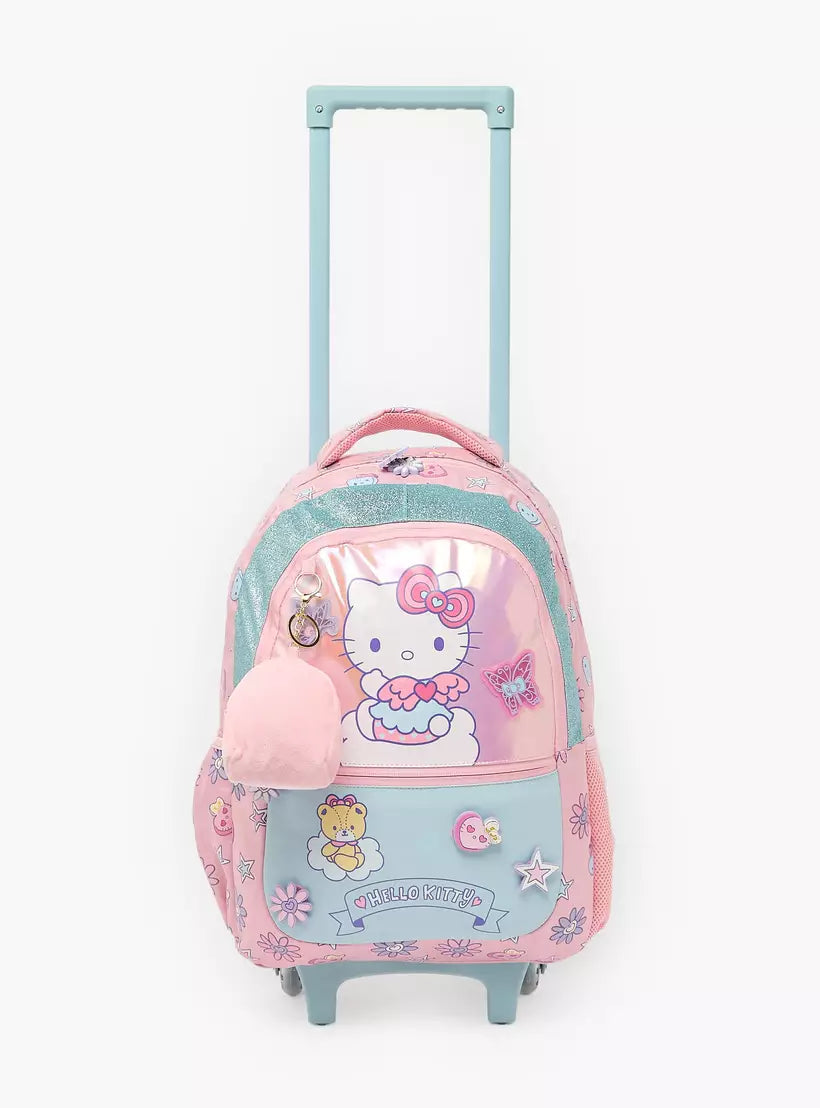 Sanrio Hello Kitty Print Trolley Bag  16 inches