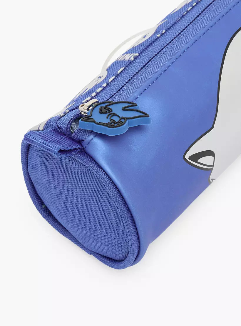 SEGA Sonic Print Pencil Pouch with Zip Closure