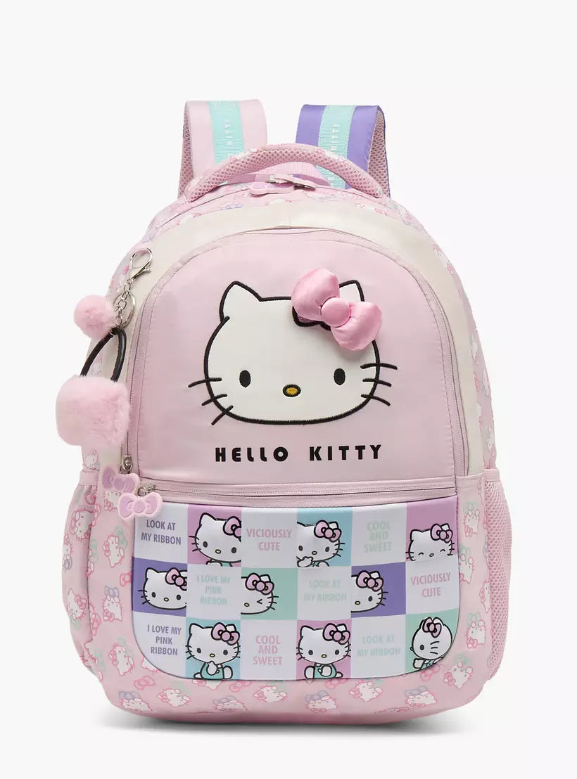Sanrio Hello Kitty Print Backpack for Girls 16 inches