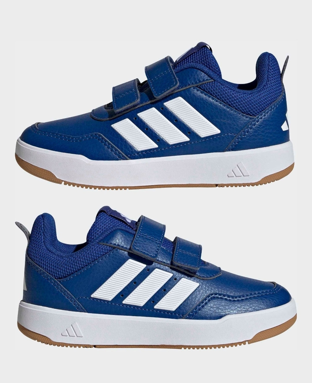 adidas Blue Hook and Loop Tensaur Sport 3.0 Junior Trainers