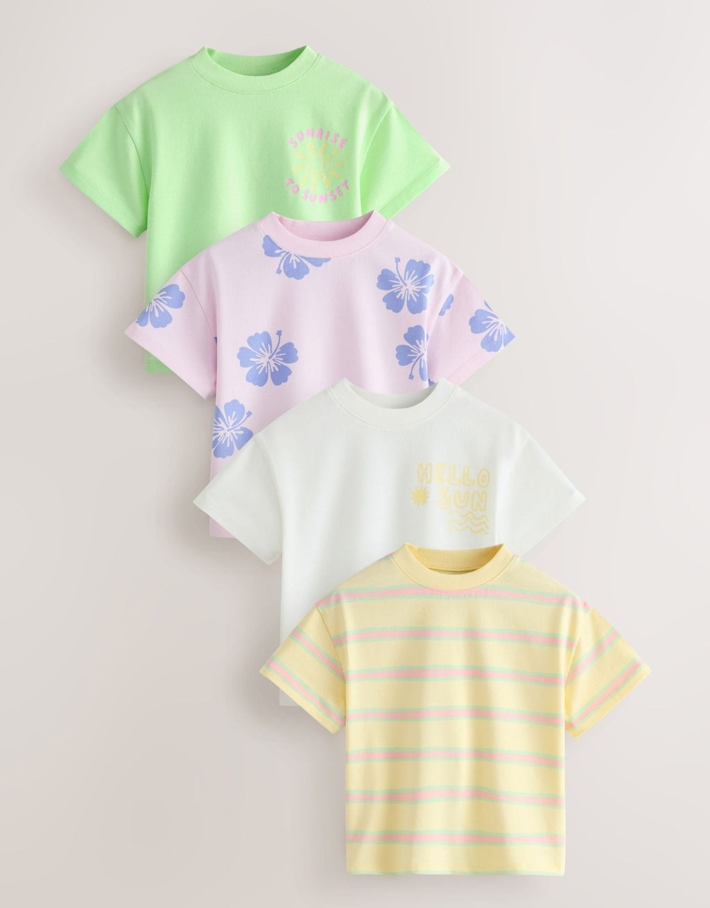 Pastel T-Shirts 4 Pack