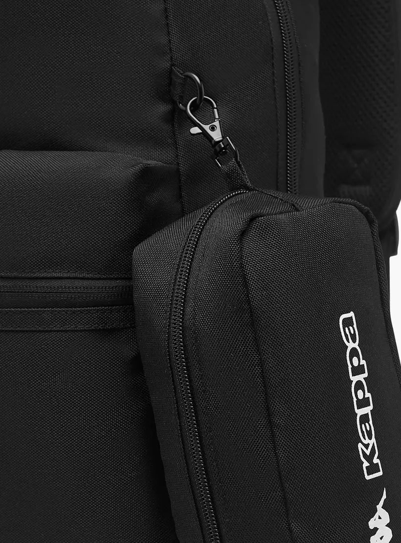 Kappa Logo Print Backpack with Lunch Bag and Pencil Case set