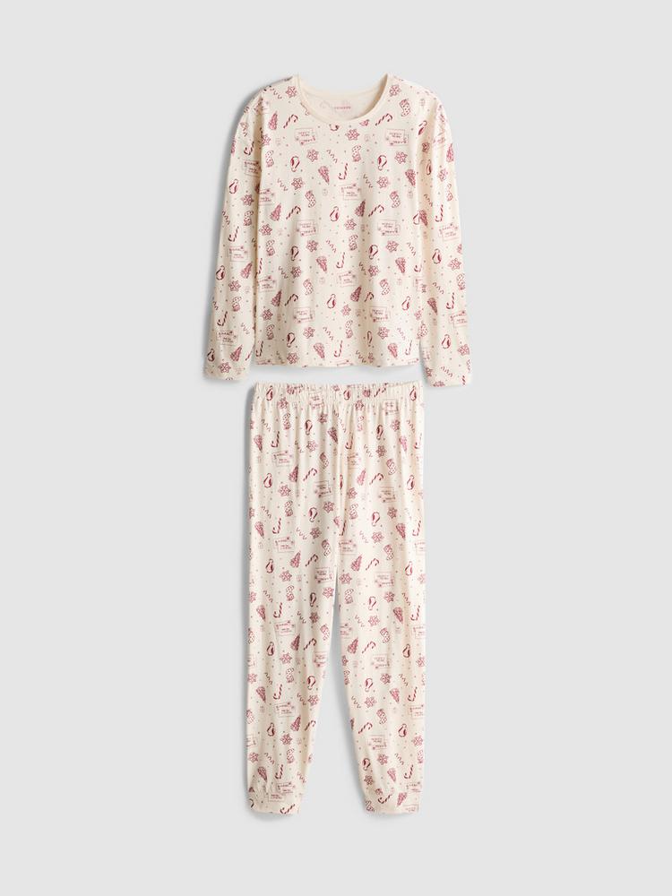 Primark Pure Cotton Printed Christmas Pyjamas