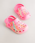 Bright Pink Marble Standard Fit 
Comfort Clogs