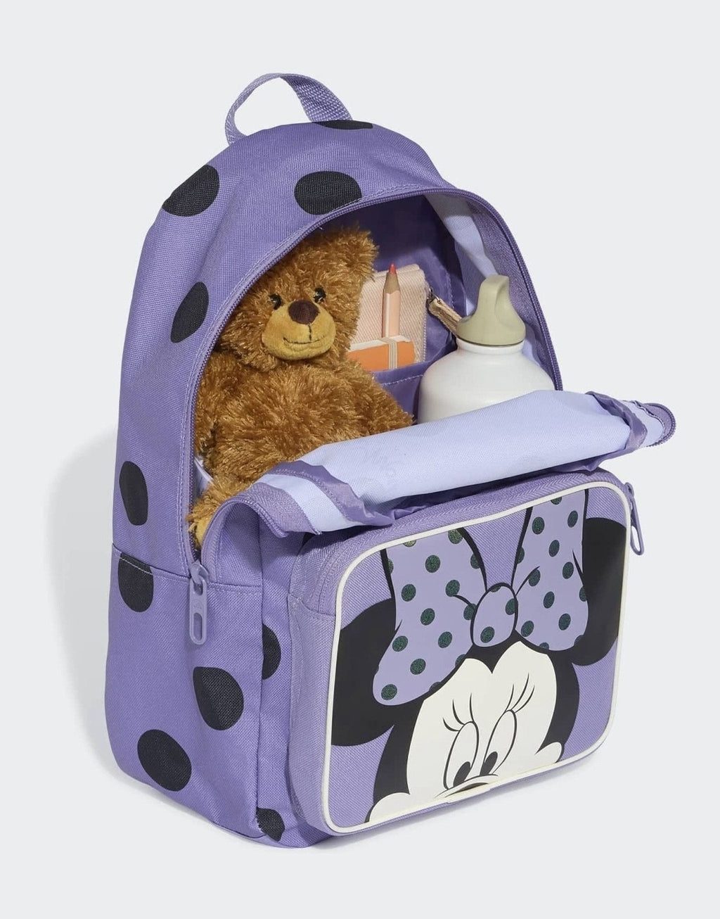 adidas Lilac Purple Kids' Disney Minnie Mouse Backpack.