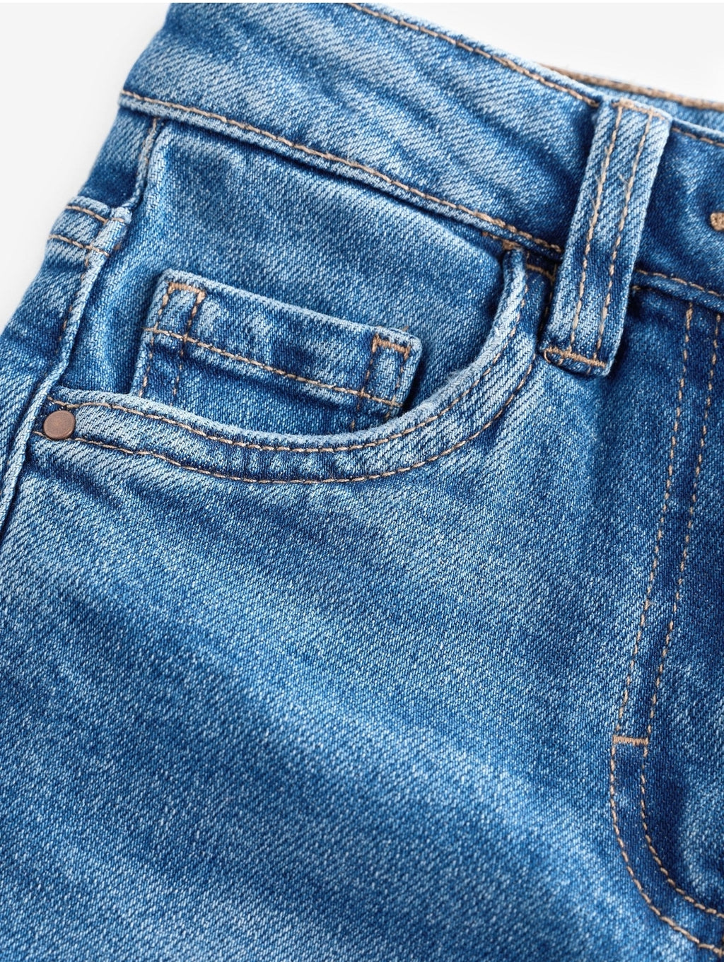 Mid Blue Denim Flare Jeans